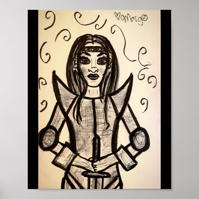 Poster Laissez L'Amour Devenir Votre Armure (Devant)