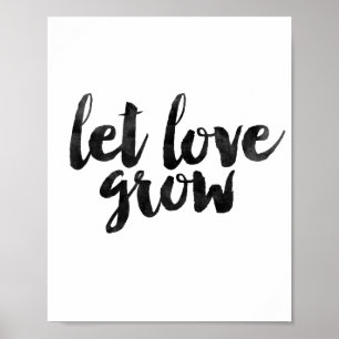 Poster Laissez l'amour se développer