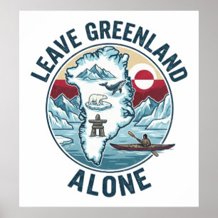 Poster Laissez le Groenland en paix
