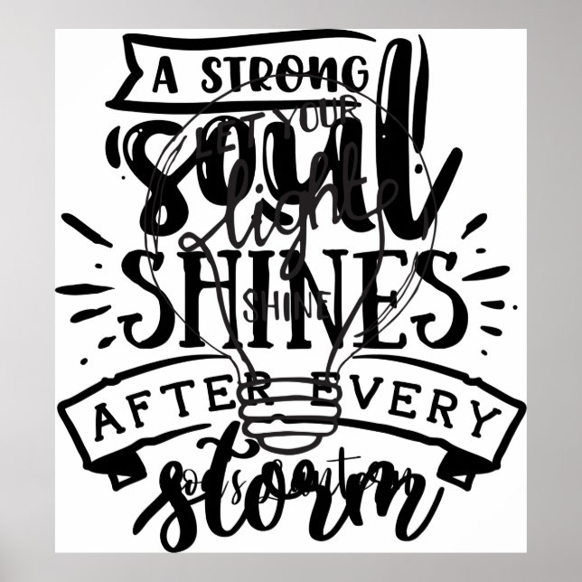 Poster Laissez votre lumière briller avec les lanternes d (Devant)