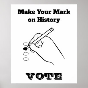 Poster Laissez Votre Marque sur l'Histoire