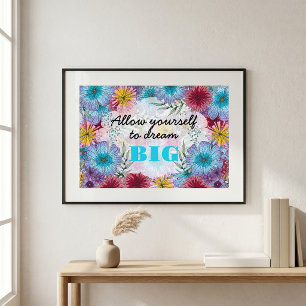 Poster Laissez-Vous Rêver Grand Jardin De Rêve