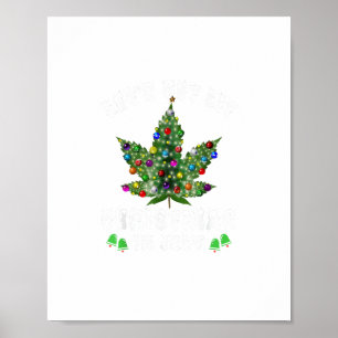 Poster Laissons-nous un Noël Lit En Juillet Arbre de Noël