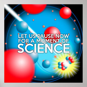 POSTER LAISSONS PAUSER UN INSTANT POUR UN MOMENT DE SCIEN