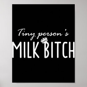 Poster Lait de personne minuscule pour femme Nouvelle mam