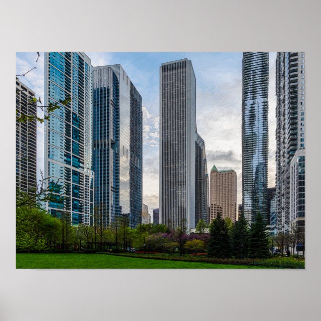 Poster Lake Shore Park (Devant)
