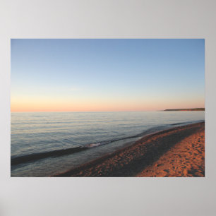 Poster "Lake Superior Sunset Upper Peninsula"