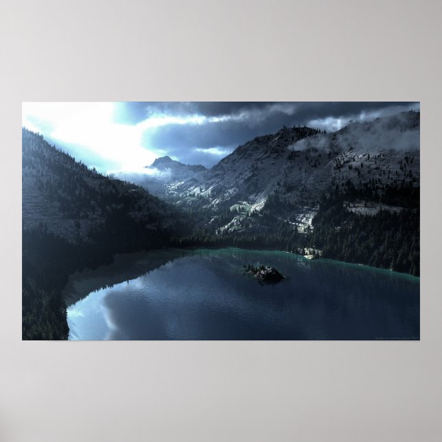 Poster Lake Tahoe Storm (Devant)