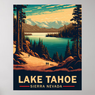 Poster Lake Tahoe Travel