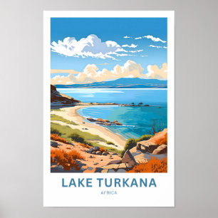 Poster Lake Turkana Africa Print