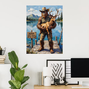 Poster Lakeside Skeptic : Le compagnon de quai de Bigfoot