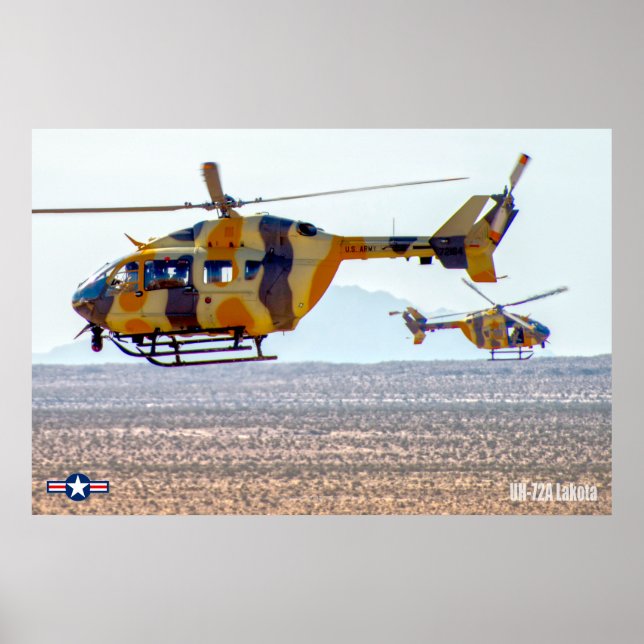 POSTER LAKOTA UH-72A (Devant)