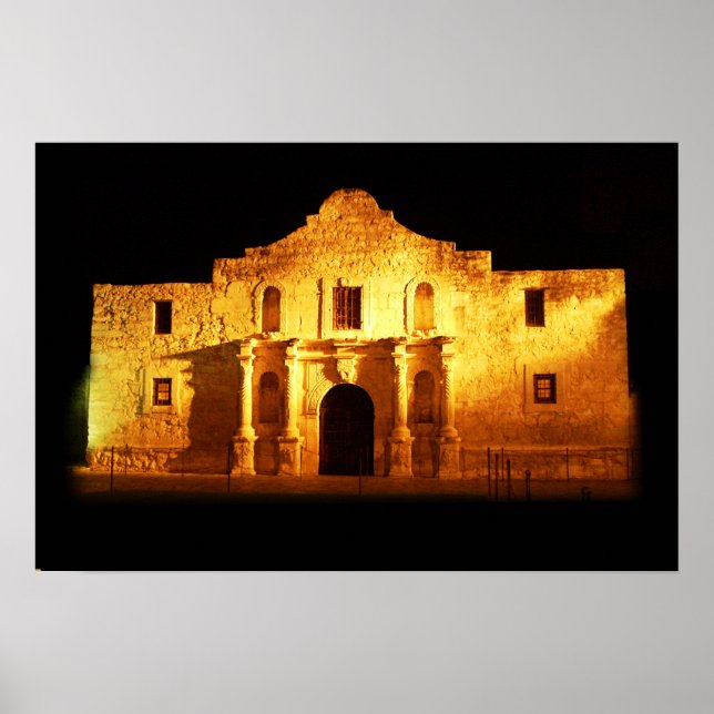 Poster L'Alamo, San Antonio, Texas (Devant)