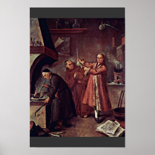 Poster L'alchimiste par Longhi Pietro (la meilleure