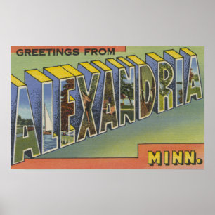 Poster L'Alexandrie, Minnesota - grandes scènes de lettre