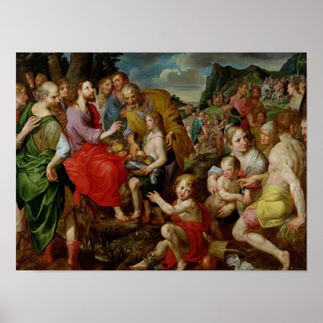 Poster L'alimentation des cinq mille (Devant)