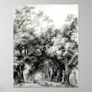 Poster L'allée louche, c.1773-74