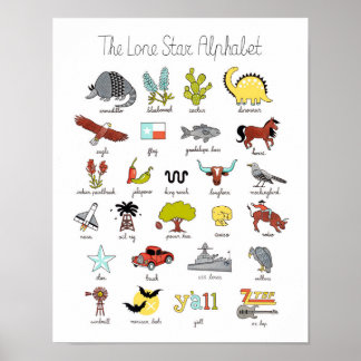 Poster L'Alphabet de Lone Star