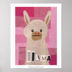 Poster Lama par Jill Connor