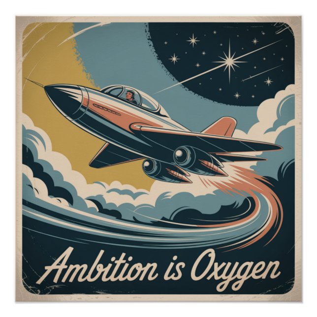 Poster L'ambition est de l'oxygène (Devant)