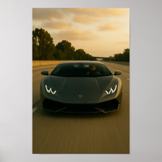Poster Lambo Front View
