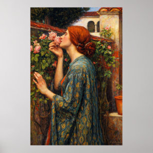 Poster L'Âme de la Rose par John William Waterhouse