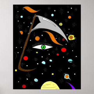 Poster l'âme de l'espace extérieur