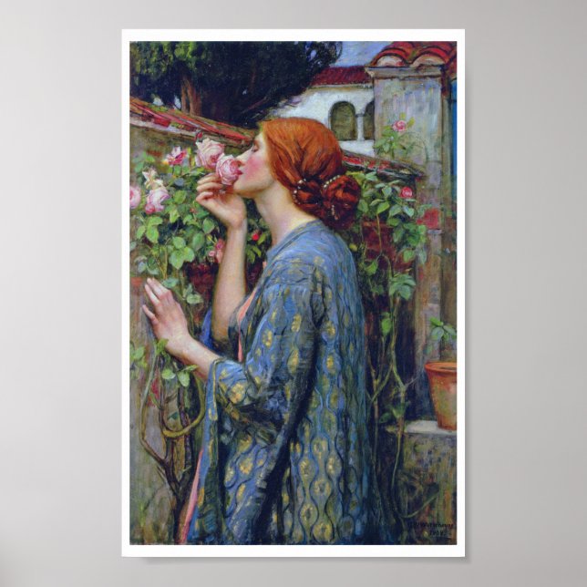 Poster L'âme du Rose, John William Waterhouse (Devant)