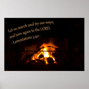 Poster Lamentations 3:40