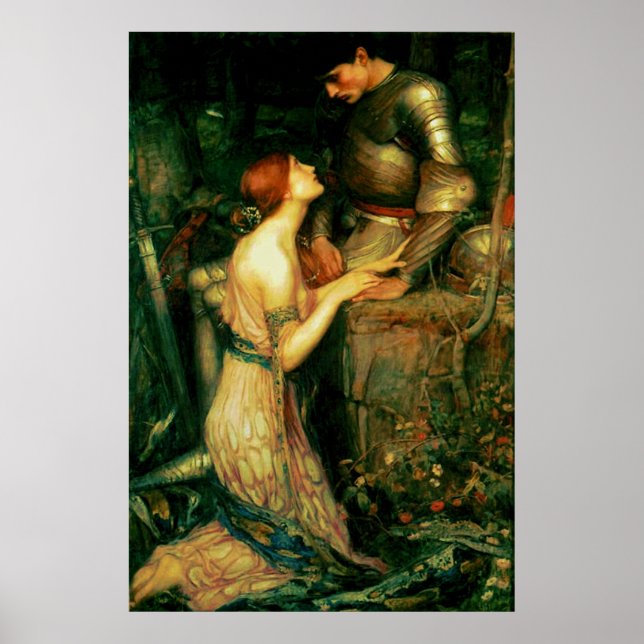 Poster Lamia (1905) ~ Toile d'art (Devant)