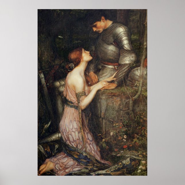 Poster Lamia et le soldat - John William Waterhouse (Devant)