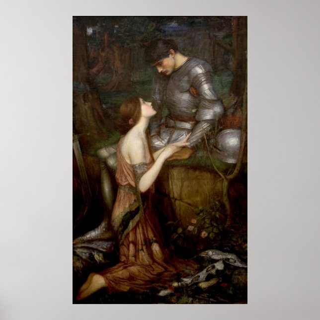 Poster Lamia par John William Waterhouse (Devant)