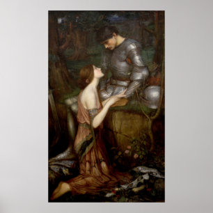 Poster Lamia par John William Waterhouse