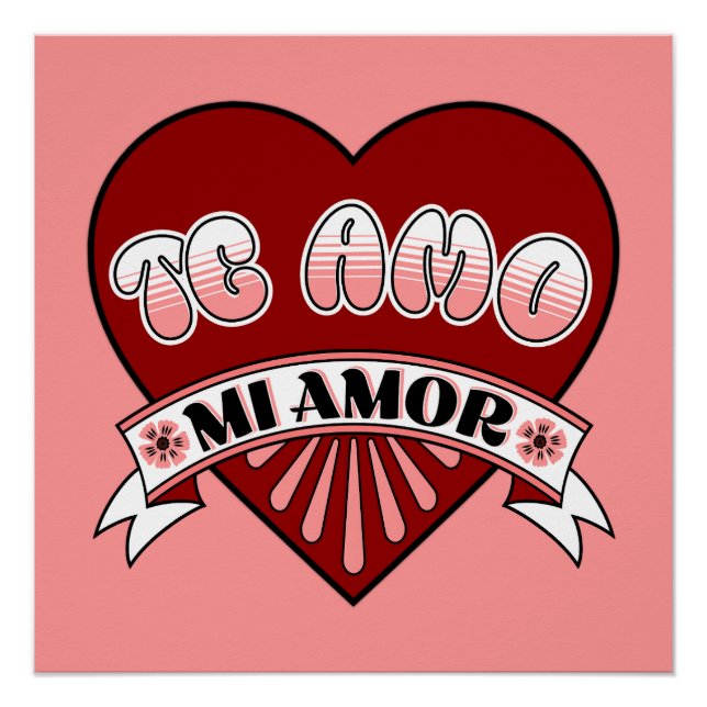 Poster L'Amo Mi Amor Feliz Dia de San Valentin (Devant)