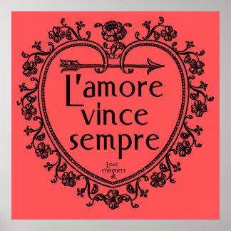 Poster L'amore Vince Sempre - L'amour conquiert toute l'a