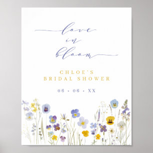 Poster L'amour bleu et jaune dans la Fête des mariées fle