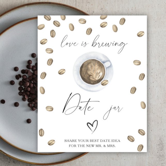 Poster L'amour brasse la douche nuptiale Date idées de nu (Créateur téléchargé)