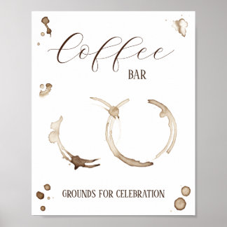 Poster L'amour brasse ! Panneau de la barre du café