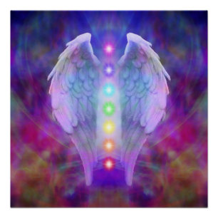 Poster L'amour, chakra, ange, un dieu, guérisseur,