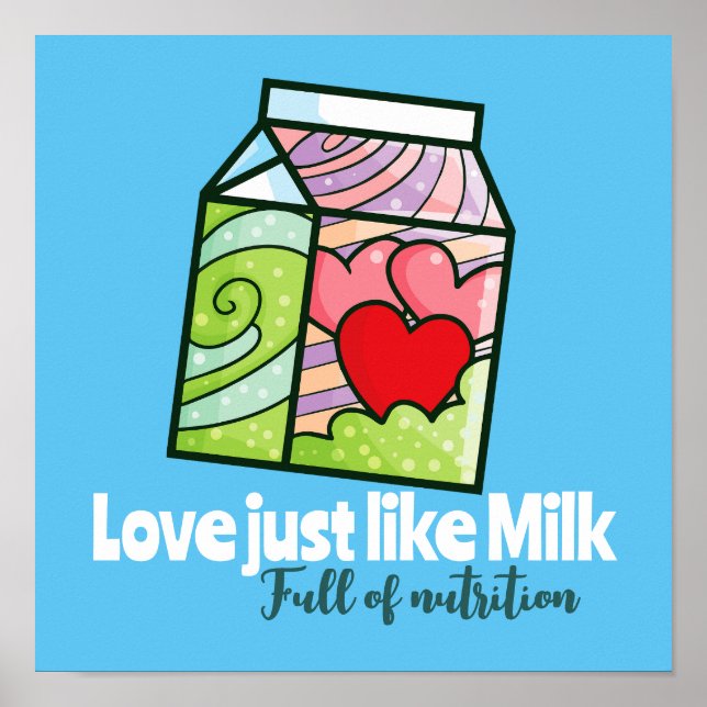 Poster L'amour comme le lait (Devant)