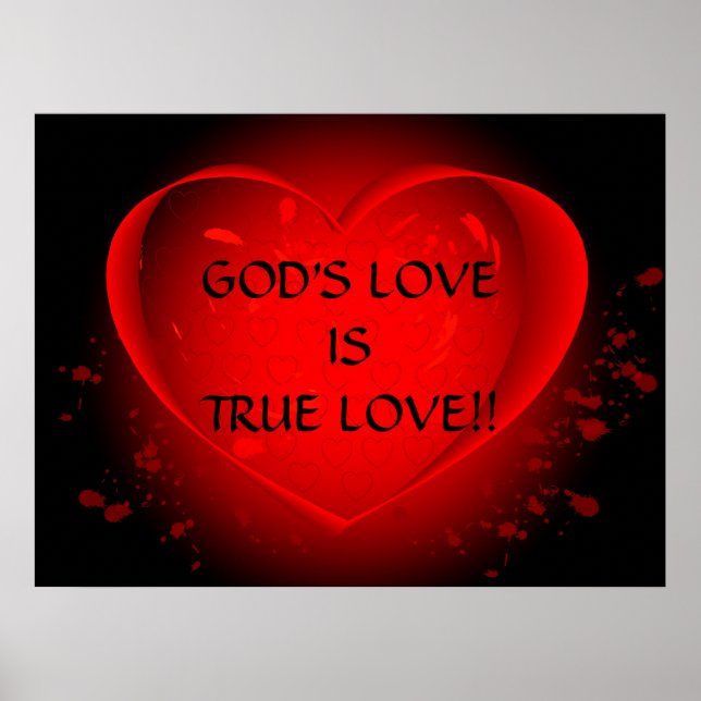 Poster L'AMOUR DE DIEU EST L'AMOUR ISTRUE ! ! !... Affich (Devant)