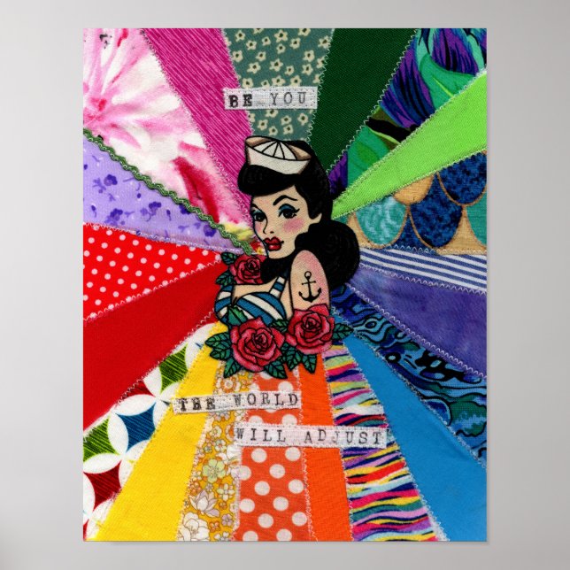 Poster L'amour de soi - que vous soyez le monde s'adapter (Devant)