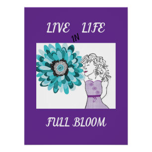 Poster L'amour des fleurs