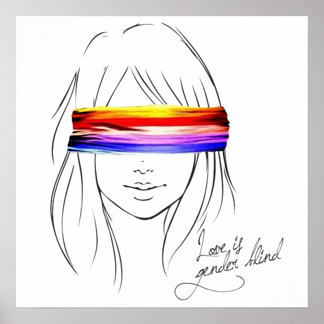 Poster L'Amour Est Aveugle (Devant)