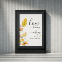 L'amour est dans l'Affiche de bienvenue Fête des m