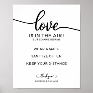 Poster L'amour est dans l'air, mais les germes aussi Sign