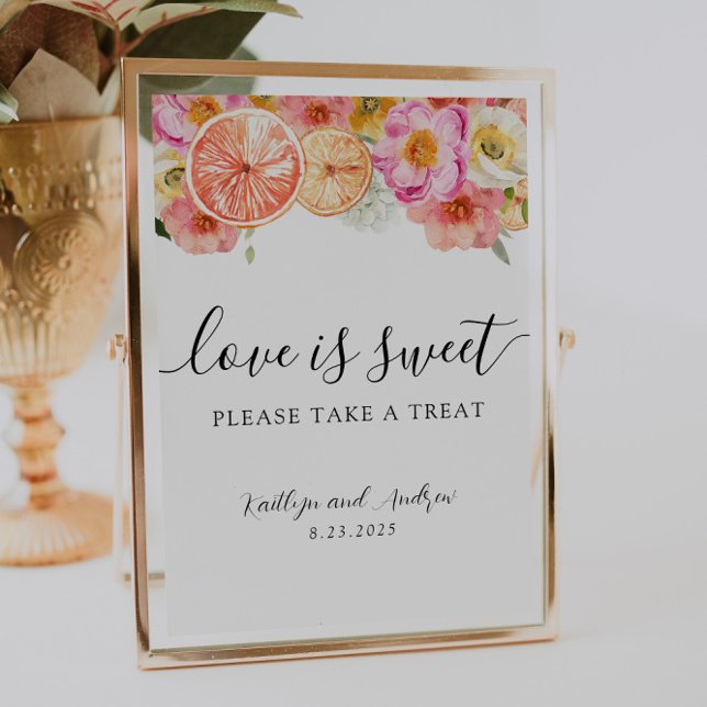 Poster L'amour est doux S'il vous plaît prendre un signe  (Créateur téléchargé)