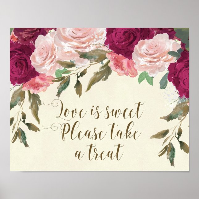 Poster l'amour est doux, s'il vous plaît prenez un signe  (Devant)