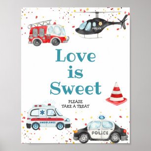 Poster L'amour est doux Son alarme et attraper votre équi