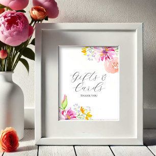 Poster L'amour est en fleur Fête des mariées Cartes et Ca